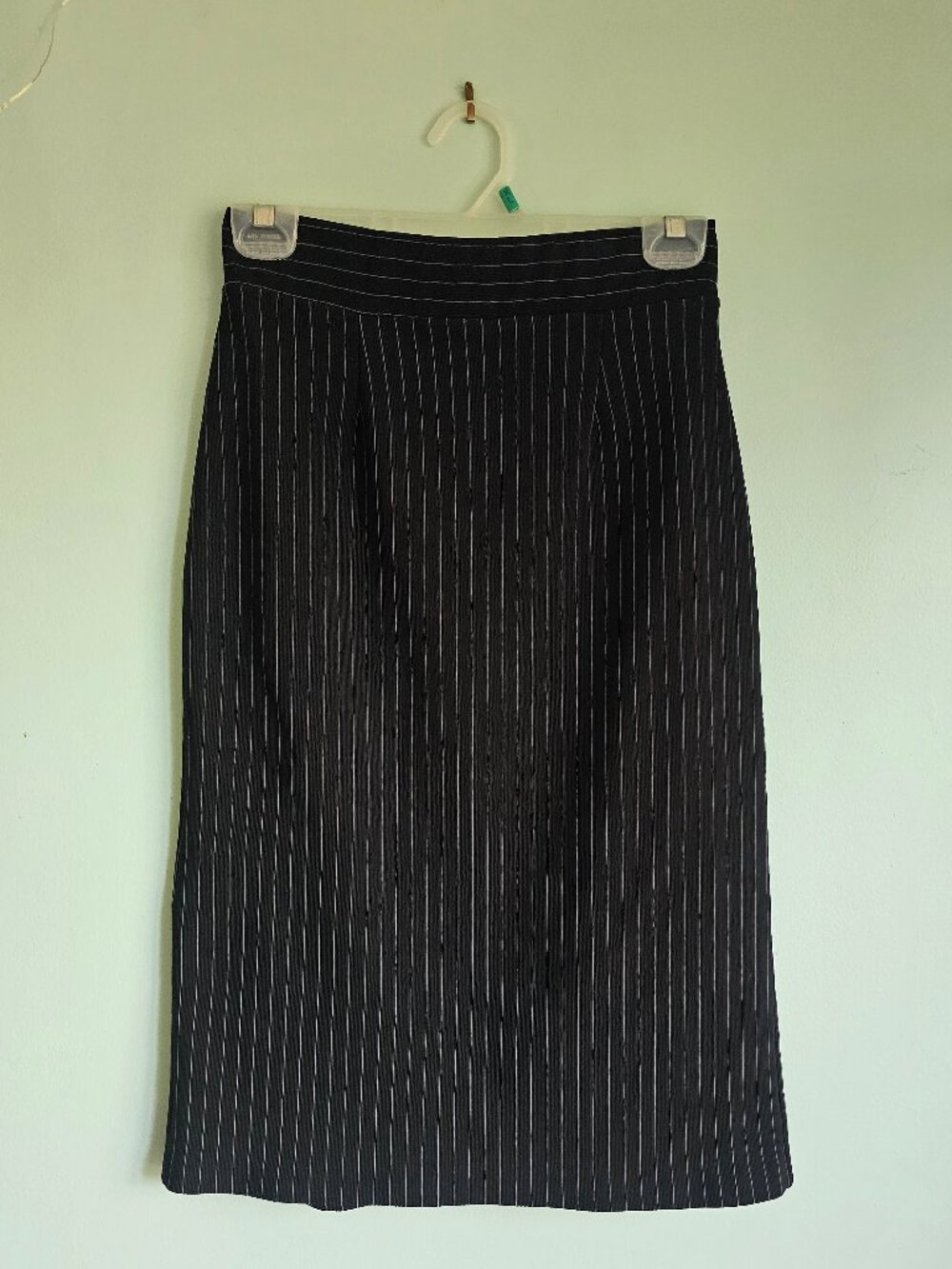 Joe Benbasset Pinstripe Midi Skirt Size Small
